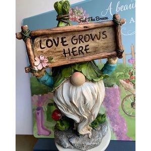 9” Spring Summer Garden Gnome Decor